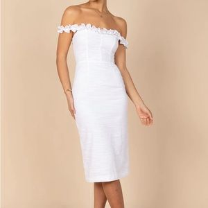 SOLD❤️‍🩹Petal & pup Flórez dress white bnwt size US 4